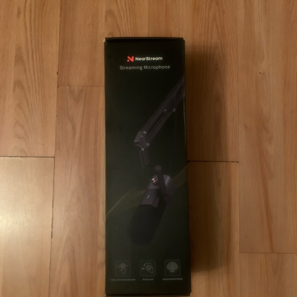 Black Streaming Microphone